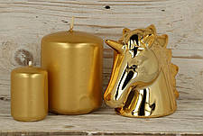Керамічна фігурка Unicorn Golden 10x11 CM Чудово Статуетка Бренд Європи, фото 5