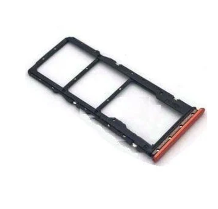 Слот Sim-карти і карти пам'яті для Xiaomi Redmi 9C, помаранчевий, на дві Sim-карти