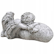 Figurine декоративний ангел для могили надгробки серце Статуетка Бренд Європи, фото 5