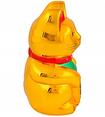 Японський кіт Maneki-неко китайський золотий щастя Статуетка Бренд Європи, фото 6