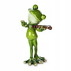 Figurine жаба Малюнок зелена жаба зі скрипкою Статуетка Бренд Європи, фото 4