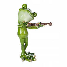 Figurine жаба Малюнок зелена жаба зі скрипкою Статуетка Бренд Європи, фото 5