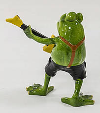 Figurine жаба грає на гітарі Статуетка Бренд Європи, фото 5