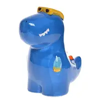 Figgy Bank Figurine динозавров с синей керамикой Статуэтка Бренд Европы