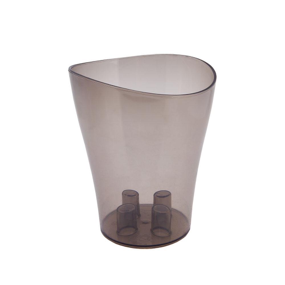 Горщик для квітів пластиковий Алеана Ніка для орхідей коричневий 2л 16*19см PA5525-2, фото 1