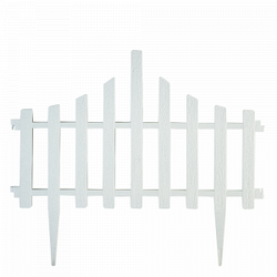 Садова огорожа Парканчик білий Алеана А114042-92
