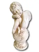 Ангел Ангел Ангел на сфере Большое украшение 37см Статуэтка Бренд Европы