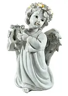 Angel Figurine молятся на могилу светодиода 22см Статуэтка Бренд Европы