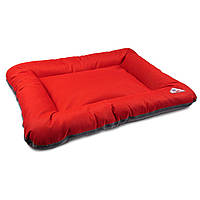 Лежак для собак Pet Fashion Аскольд красно-серый 80х60х13 см (PR241764)