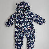 Дитячий демісезонні комбінезон "Панда" 74 розмір для діток від 6 до 12 міс, фото 6