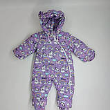 Дитячий демісезонні комбінезон "Панда" 74 розмір для діток від 6 до 12 міс, фото 5