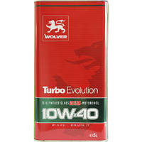 Масло WOLVER Turbo Evolution 10W-40, API CI-4/SL кан.5л