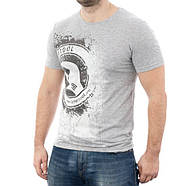 Футболка серая меланж XXL 100% хлопок INTERTOOL SP-2225, фото 2