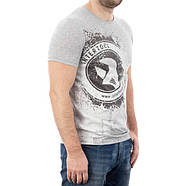 Футболка сіра меланж S 100% бавовна INTERTOOL SP-2221, фото 3