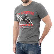 Футболка темно-сіра L 95% бавовна 5% спандекс INTERTOOL SP-2233, фото 2