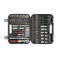 Набір інструментів 1/2 "& 1/4" 111 од., Cr-V INTERTOOL ET-8111, фото 3