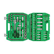 Набір інструментів 1/2" & 1/4" 108 од. INTERTOOL ET-6108SP, фото 3