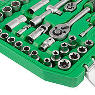 Набір інструментів 1/2" & 1/4" 108 од. INTERTOOL ET-6108SP, фото 10