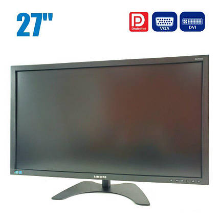 Монітор Samsung S27E650D / 27" (1920х1080) PLS / VGA, DVI, DisplayPort, фото 2