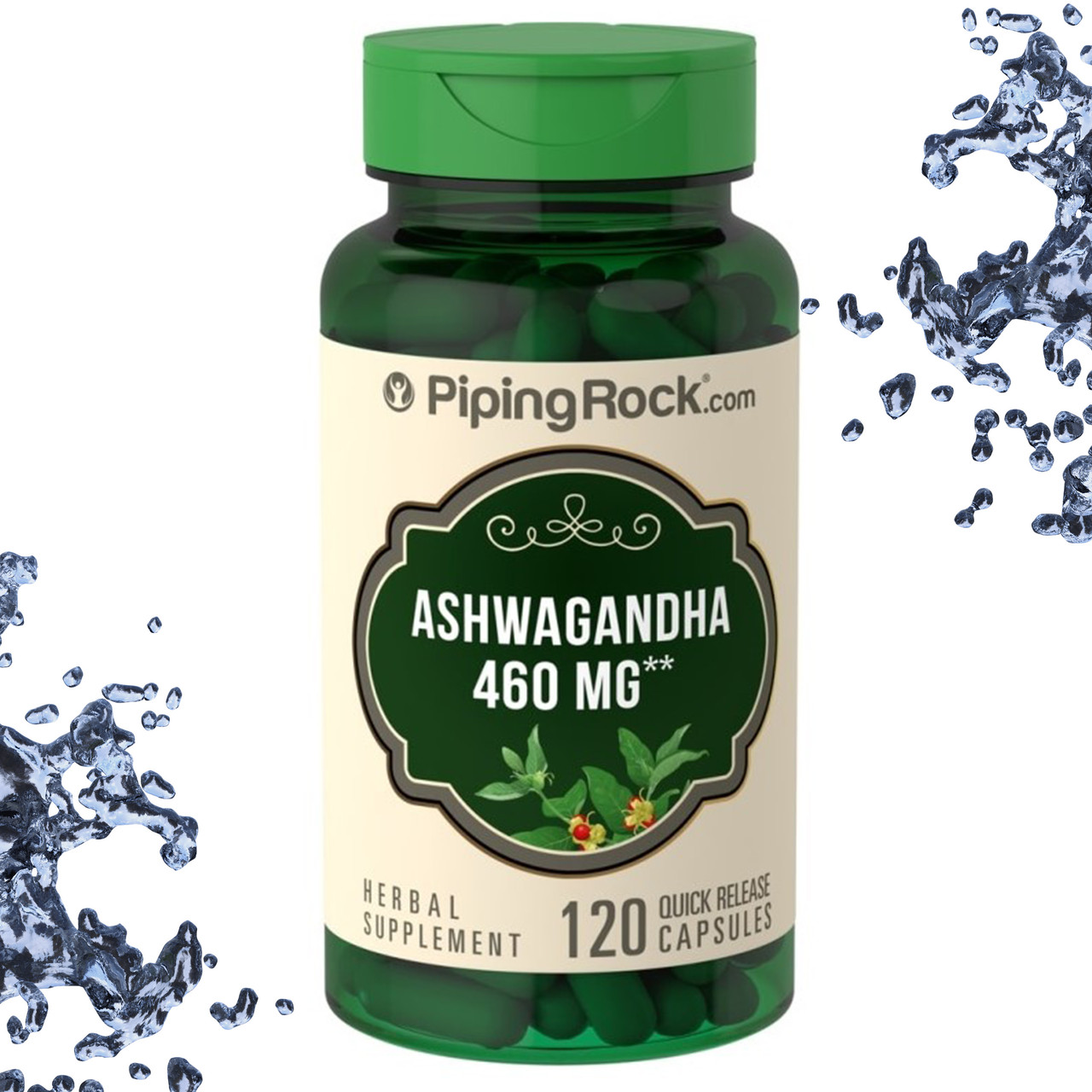 Ашваганда Piping Rock Ashwagandha Root 460 мг 120 капсул