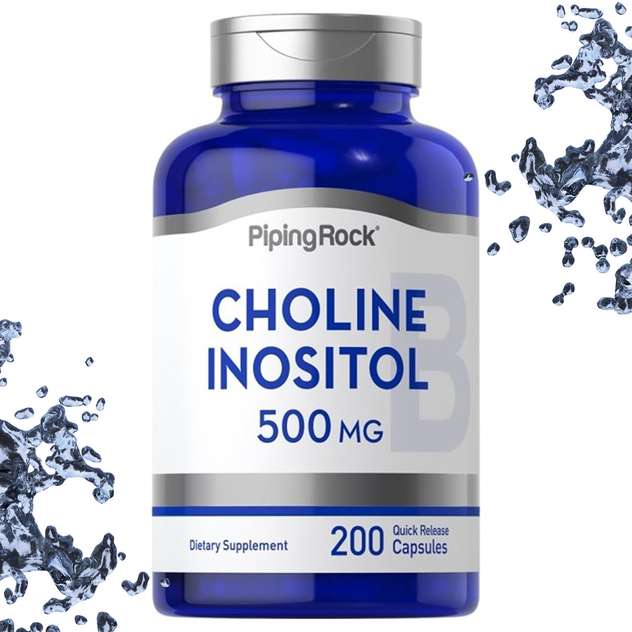 Холін і Інозитол Piping Rock Choline Inositol 500 мг 200 капсул