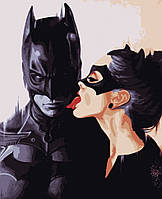 Картины по номерам "Бэтмен и кошка" 40*50 (Artissimo)