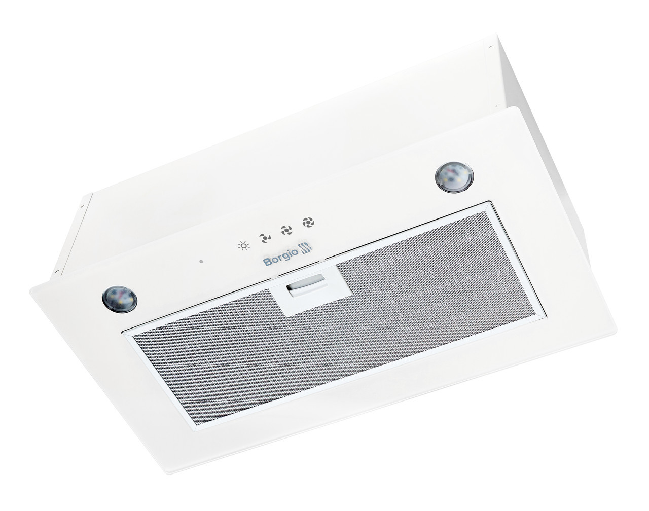 Витяжка кухонна вбудована BORGIO BBI (TR) 5840 white glass SU (850 м3)