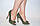 Туфлі жіночі Marco Pinotti оливкові замша каблук-шпилька, фото 2