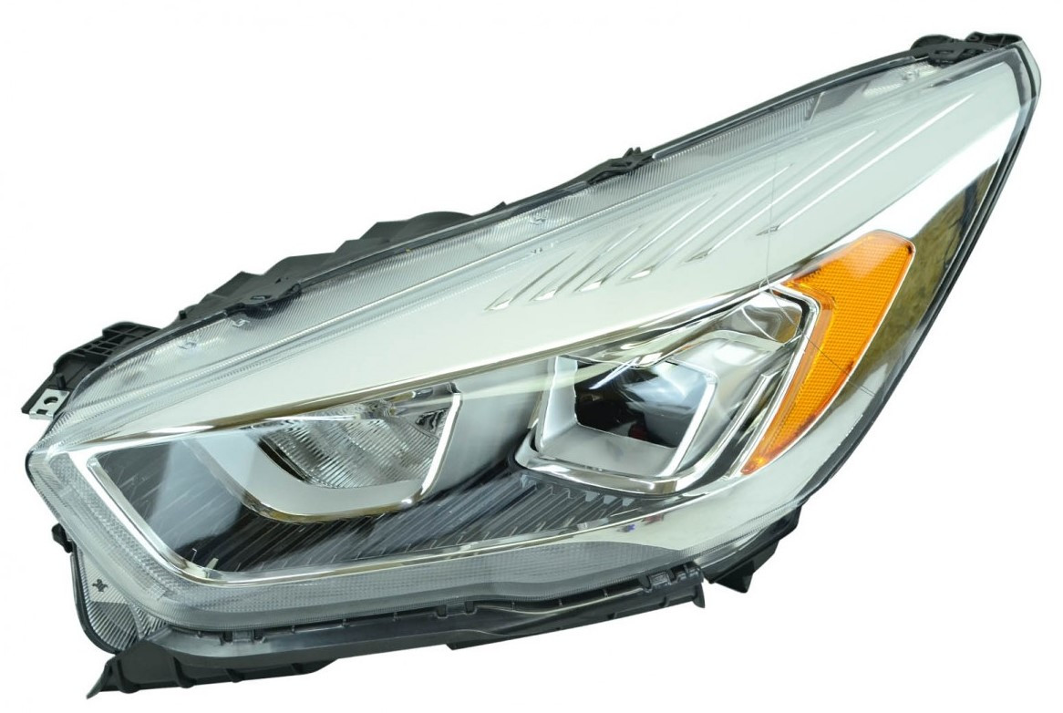 Фара Ford Kuga 2 CBS (2016-2019) рестайлінг галоген біла ліва жовтий поворот GJ5Z-13008-H SMS autoparts
