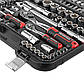 Набір інструментів 1/2", 1/4", 110 од., SUPER LOCK, STORM, Cr-V INTERTOOL ET-8110, фото 6