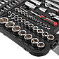 Набір інструментів 94 од., STORM, 1/2", 1/4", Cr-V INTERTOOL ET-8094, фото 6