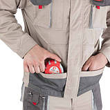 Куртка робоча 2 в 1, 100% бавовна, щільність 180 г/м², XXL INTERTOOL SP-3035, фото 8