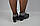 Ботильйони жіночі it Girl 876 чорно-сірі шкіра на шнурівці (останній 35 розмір), фото 3