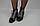 Ботильйони жіночі it Girl 876 чорно-сірі шкіра на шнурівці (останній 35 розмір), фото 4