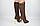 Чоботи жіночі демісезонні Miratti 1312-02 коричневі нубук каблук-шпилька, фото 2