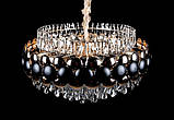 Шикарна кришталева люстра L5902/D800/21 (BK+GD), фото 2