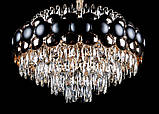 Шикарна кришталева люстра L5902/D800/21 (BK+GD), фото 3