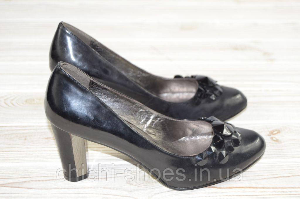 Туфлі жіночі Malrostti 102-1 чорні лакована шкіра розміри 35,37, фото 1