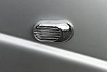 Решітка на повторювач `Овал` (2 шт, ABS) для Hyundai Tucson JM 2004-2024 рр, фото 3