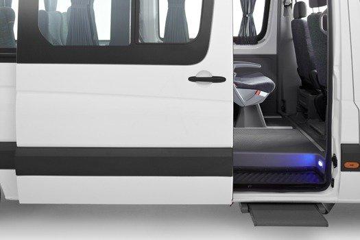 Електроступенька для Mercedes Sprinter W906 (2006-2018) Чорний метал, фото 1