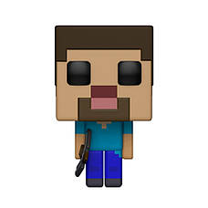 Фігурка Стів. Фанко Поп Майнкрафт. Funko POP Minecraft. Статуетка Стів (Steve) з гри Майнкрафт 10 см, фото 3