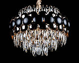 Кришталева люстра L5902/D600/12 (BK+GD), фото 2