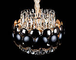 Кришталева люстра для спальні L5902/D500/10 (BK+GD), фото 2