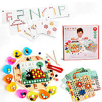 Детская игрушка «Круглая Мозаика, 30 двухсторонних карточек, разноцветная». Производитель - Kimi (110553048)