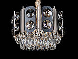 Кришталева люстра L573/D400/9 (BK+GD), фото 3