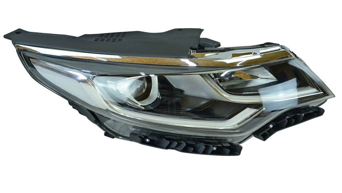 Фара Kia Optima 4 JF (2018-2020) рестайлінг галоген ДХО (LED) права 92102D4520 SMS autoparts
