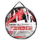 Пускові дроти 500 А, 2.5 м, до -40 °C, чохол INTERTOOL AT-3045, фото 5
