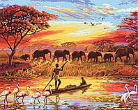 Картина по номерам Жизнь Африки, 40х50 (VA-2281)