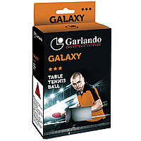 Мячи для настольного тенниса 6 шт. Garlando Galaxy 3 Stars (2C4-119) ITTF 40 мм традиционного белого цвета