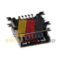 Гніздо mini usb 5pin монтажне